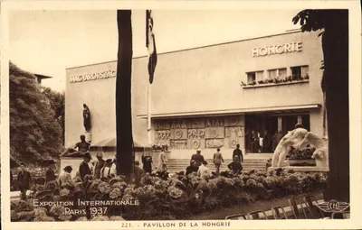 Pavillon Węgier — Międzynarodowa Wystawa w Paryżu 1937 — H. Chipault, Boulogne-sur-Seine