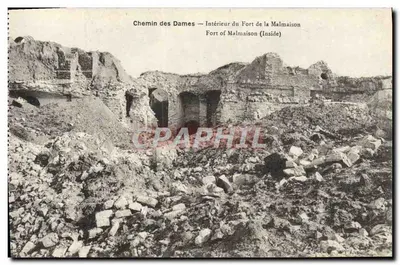 Caminho dos Damas — Interior do Forte de La Malmaison — B. Nongardie e H. Le strat