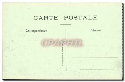 Chemin des Dames — Het Dorp Vaudesson — B. Nongarade en H. Lefranc, Soreze — Achterkant
