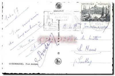 Luxembourg — Most Adolphe — Thil Photolith — Rewers