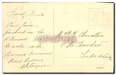 Bruksel - Quai du Rosaire — H. Westdach de Backer — wydawca nie widoczny — Rewers