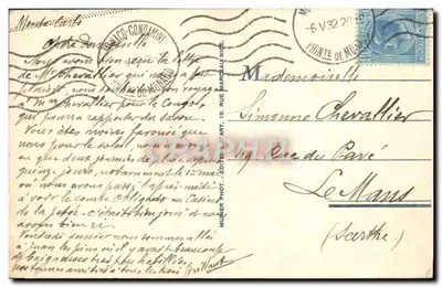 Monte-Carlo — Le Terrasse del Casinò —n°256 — Verso