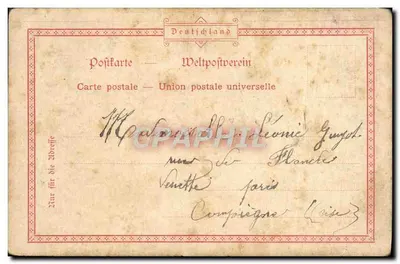 H.M.S. 'Bolf' e 'Schlipp' no porto de Kamerun — Editor: E. G. Pöhlisch, Magdeburg — Verso