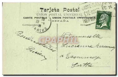 Fuenterrabia — Katedra Świętego Michała — Fototypia Marcel Delboy, Bordeaux — Rewers