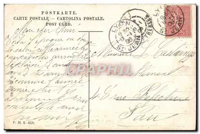 Pejzaż holenderski — młyn wiatrowy i jezioro — F. du Chattel — Rewers