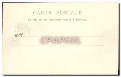 Versailles — Facha da fachada, lado da Terrasse — P. Marmonse, Paris, n°6 — Verso
