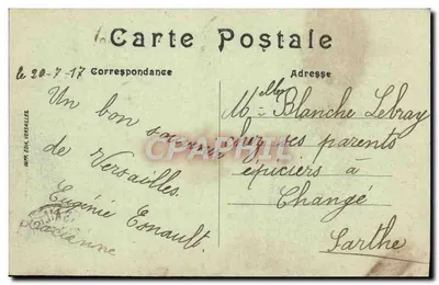 Park w Versajlu — Basen Latony — Wydawca: M.P.R. Wyd. Versajl, nr 39 — Rewers