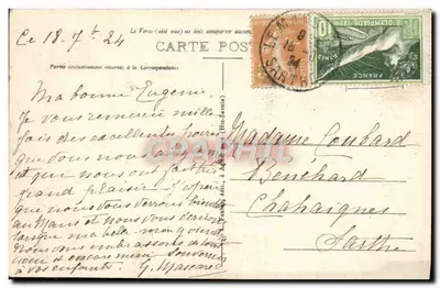 Wąwozy Fier — otoczka Annecy (Hte-Savoie) — wydawca L. Fanchon, n°3 — Rewers