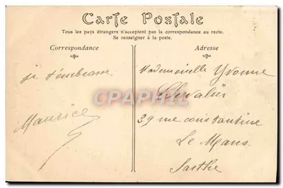 Angers — Donna dei Ponts-de-Cé — Edizione ND Pout — Verso