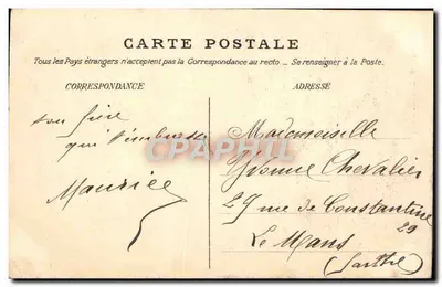 A bela Zohra — Tipos Árabes n°70 — Editor não visível — Verso
