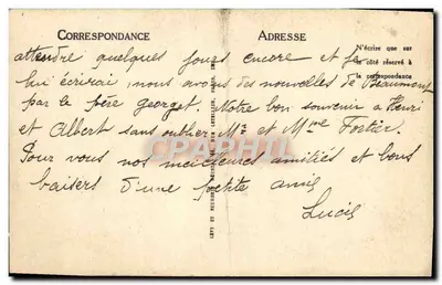 अर्रास - प्रोमेनेड एवेन्यू — अज्ञात प्रकाशक, श्रृंखला संख्या अदृश्य — पीछे