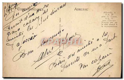Ajaccio — Miasto przez oliwki — LL — Rewers