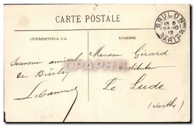 Alençon — Wieże zamku — LL — Rewers