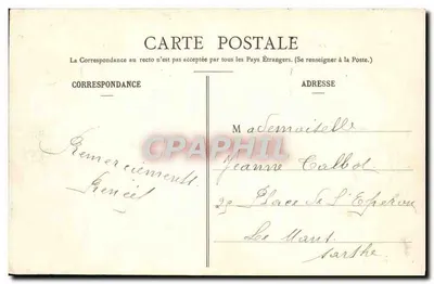 Angers (M.-et-L.) — Ogólny widok i kapelusz Anjou — Wydawca nieznany, nr 96 — Rewers