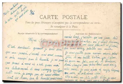 Par de enamorados en un jardín — editor CIRCE, n° 4438 — Reverso