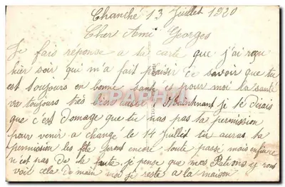 Rosas e galhos — La Favorite 1039 — Verso