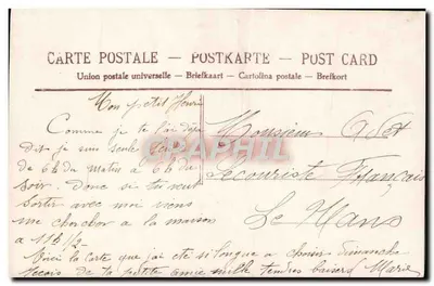 Irmã religiosa — Tema caritativo — Editor não identificado, número de série não visível — Verso