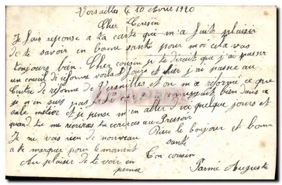 Soldado oferecendo um cesto a uma jovem — A Toi Mon Cœur — Mug 986 — Verso