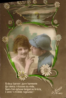 Para zakochanych — scena pocałunku — La Favorite, n° 2582/1