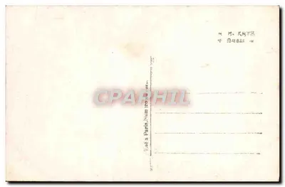 Soldat et femme — scène affectueuse avec lys — éditeur J.H.K. n° 9839 — Verso