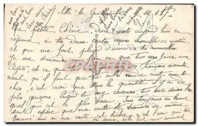 Casal amoroso com pombas — editor Glono, n° 2282 — Verso