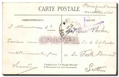 Rodovia de Modane para Lanslebourg — Os antigos Fortes Sardes e a Dent Parrachée (3712 m) — Verso