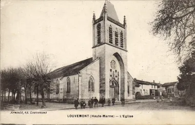 Louvemont (Haute-Marne) — A Igreja — edição Arnould, Louvemont