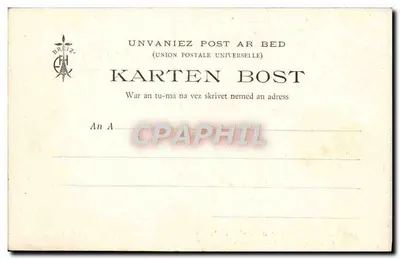 Pommiers Bretões — Poésias de Botrel ilustradas por E. H. — n° 682 — Verso