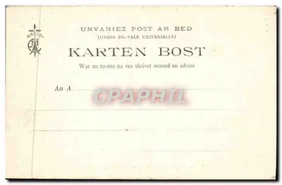 La Lande, la Grève — Pejzaż Bretoński — Kolekcja E.H. n°647 — Rewers