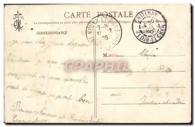 Matka trzymająca dziecko — piosenka Botrela — ilustracja E. Hamonic — Rewers