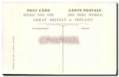 Londres — Embankment do rio Tâmisa — editor PACOBILE, Paris — Verso