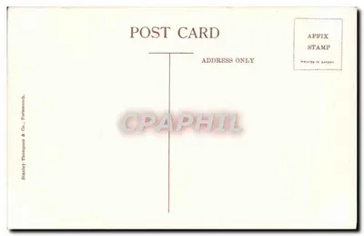 Les Aiguilles, Isola di Wight — faro e scogli — Stanley Thompson & Co., Portsmouth — Verso