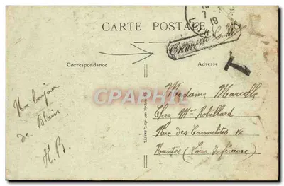 Blain — Castillo de la Barrière — Castillos de la Loire-Inférieure — Reverso