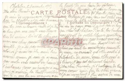 Chalabre — Zamek — Wyd. Coll. Courrent-tabac — Rewers