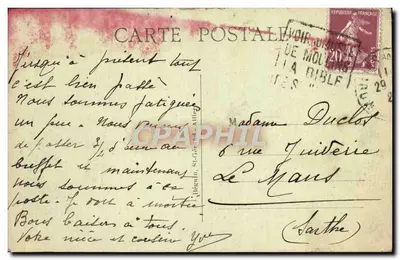 Bourrée Bourbonnaise — scène van traditioneel dansen — Ideal, n°15 — Achterkant