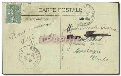 Le Fandango — Szenen und Basque Typen — BR - S3.3 — Rückseite