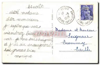 Rozpadliny Grande Coïe — Le Croisic — MB LE CROISIC LL — Rewers