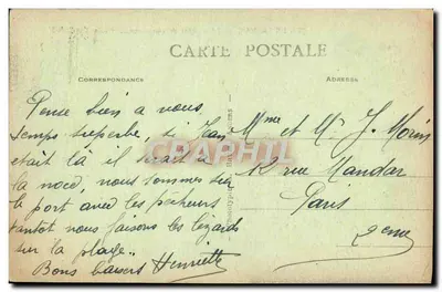 Le Croisic (L.-I.) — Efekt fal na Grande Côte — n°714 — Rewers