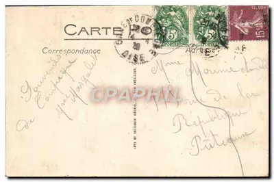 Compiègne — Przejście Armistycyjne — Ceremonia 11 listopada 1922 — Rewers
