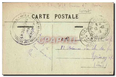 Briare (Loiret) — Most-Kanał (długość 630 metrów) — Otwarty do ruchu 16 września 1896 — Wydawca Marchand, Sully-sur-Loire — Rewers