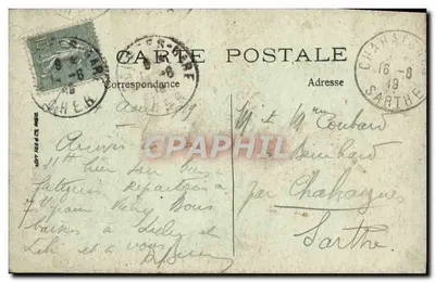 Bourges — Katedra i Absydę — LL. — Rewers