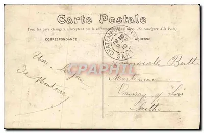 Lavardin, cerca de Montoire — Vista General — A. Le Ray, Montoire — Reverso