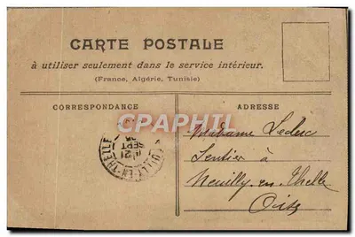Kościół parafialny św. Suzanne — Paryż — wydawca H. Jamet, nr 8 — Rewers