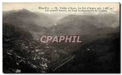 Vale de Aure — O Col d'Aspin (alt. 1.497 m.) — Htes-Pyr. 72