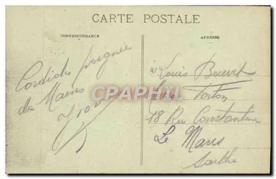 La Haye-Pesnel (Manche) — Il Prieuré (secolo XVI) — J. Sorel, editore, Rennes — n°3 — Verso