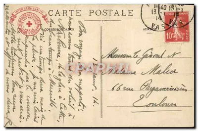 LE MONT-des-OISEAUX, perto de Hyères — « Sociedade de Socorro aos Feridos Militares » — Villas no Parque: o Passarinho, a Grilo, a Falcão — Verso