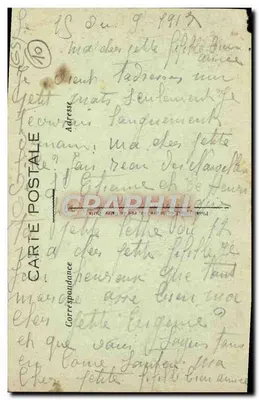 HAM (Somme) — A Açúcaria — A França Reconquistada (1917) — Phot-Express, Viné Paris — Verso