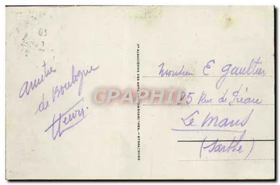 Boulogne-sur-Mer — Les Quais — Bilhete postal antigo n°141, editor Alsacienne des Arts — Verso