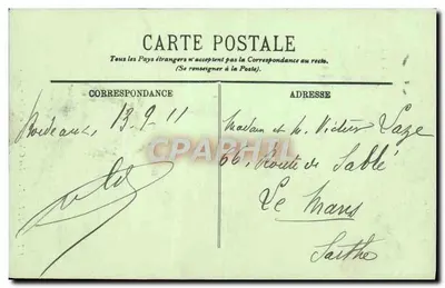 Bordeaux — Kolumny Rostrale — LL. n° 157 — Rewers