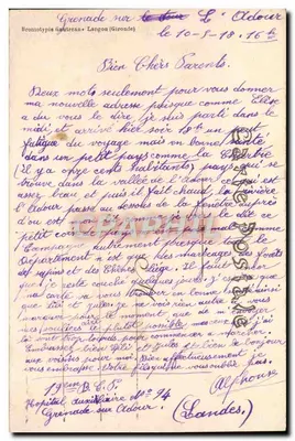 Grenade-sur-l'Adour (Landes) — Widok panoramiczny — Zbiór F. Rémy, wydawca 3581 — Rewers